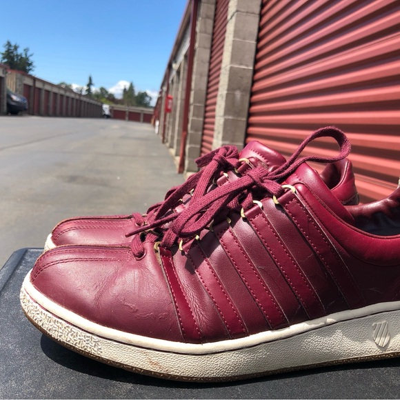 Kayswiss Classic 03343-648M Men’s Red Leather sneakers Size 11 - Picture 8 of 10